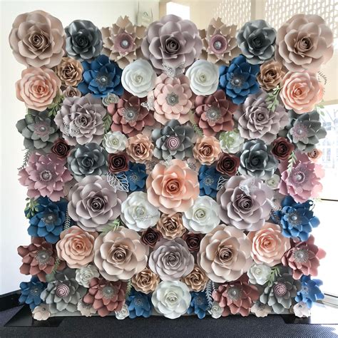 paper flower for wall decoration|paper flower backdrop for cricut.